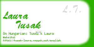 laura tusak business card